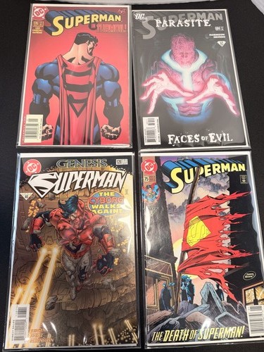 Superman comic lot 4 issues - superman,